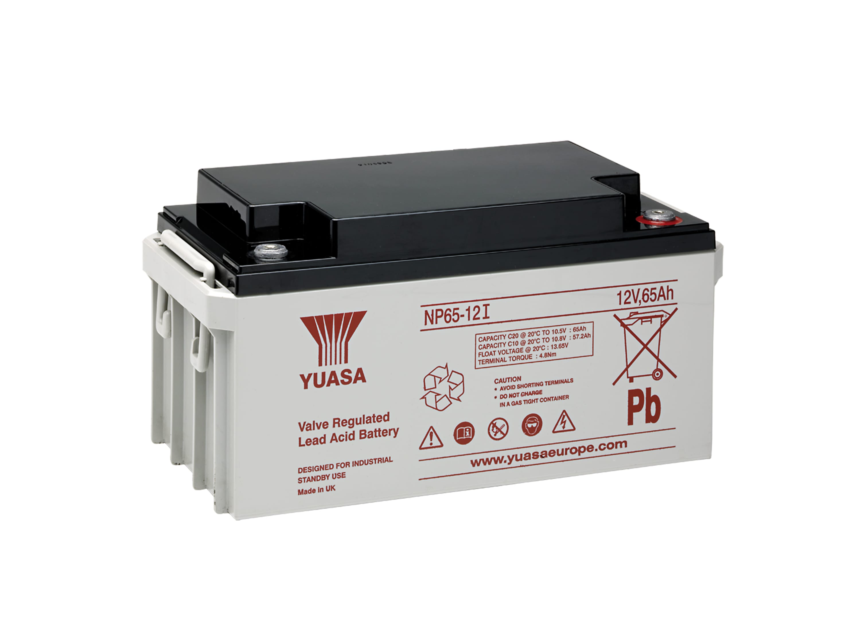 Yuasa - Batterie stationnaire étanche au plomb NP 65Ah 12V