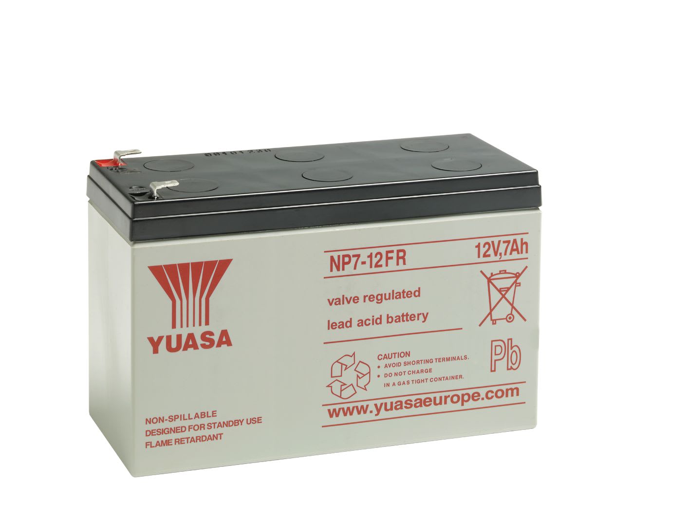 Yuasa - Batterie stat étanche au plomb NP 7Ah 12V ? bac fr - origine TW