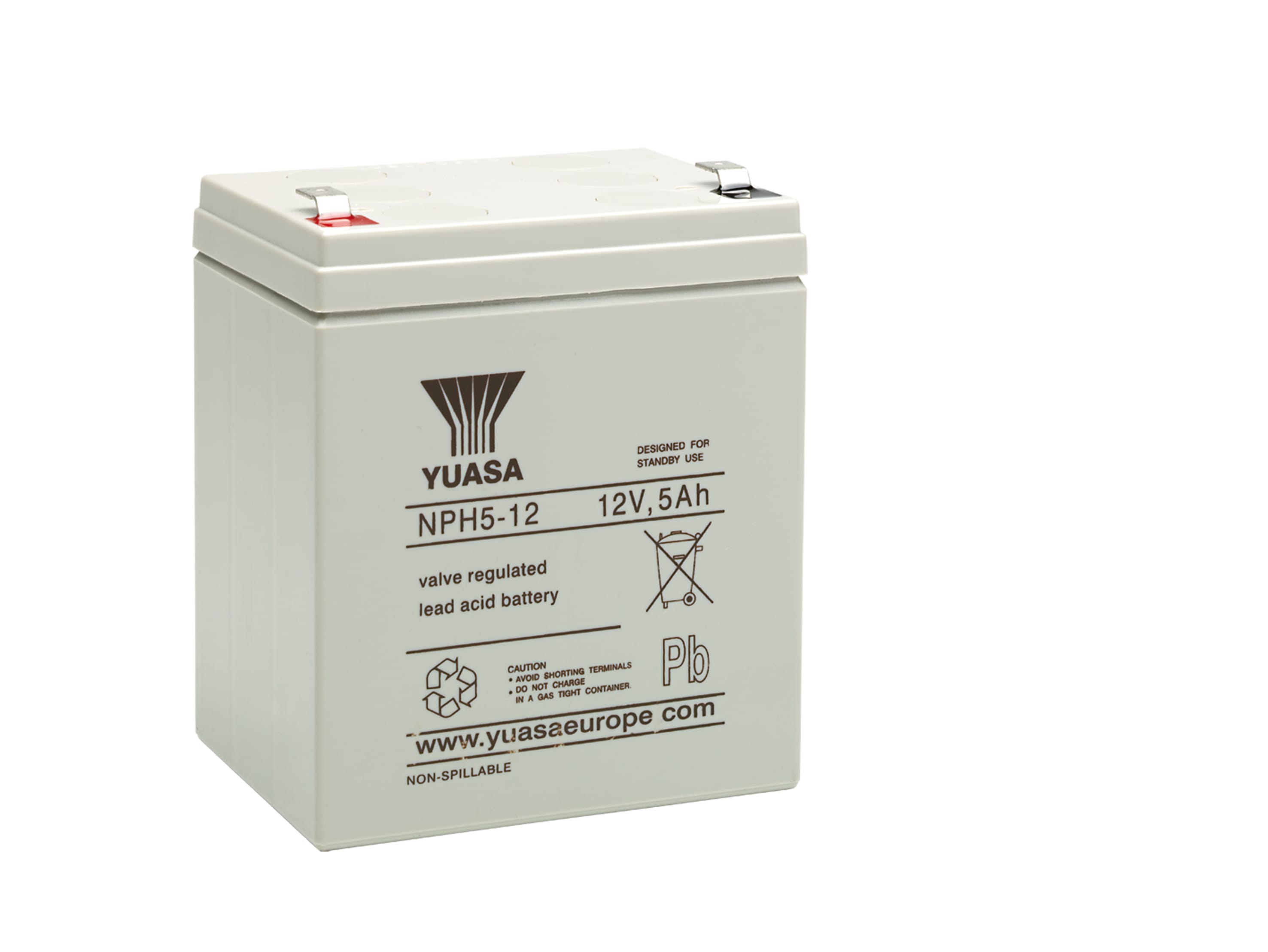 Yuasa - Batterie stationnaire étanche pour application onduleurs 5Ah 12V ? bac std