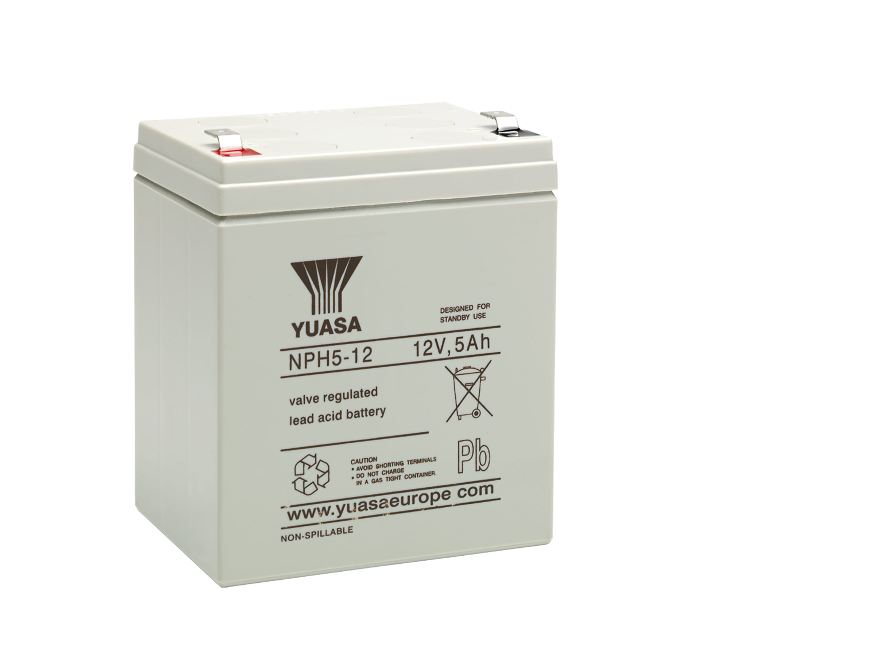 Yuasa - Batterie stationnaire étanche pour application onduleur 5Ah 12V