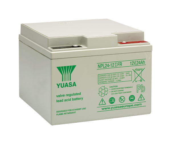 Yuasa - Batterie étanche au plomb NPL 24Ah 12V ? BAC V0 FR - duree de vie : 10 ans