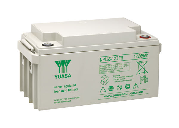Yuasa - Batterie étanche au plomb NPL 65Ah 12V ? BAC V0 FR - duree de vie : 10 ans