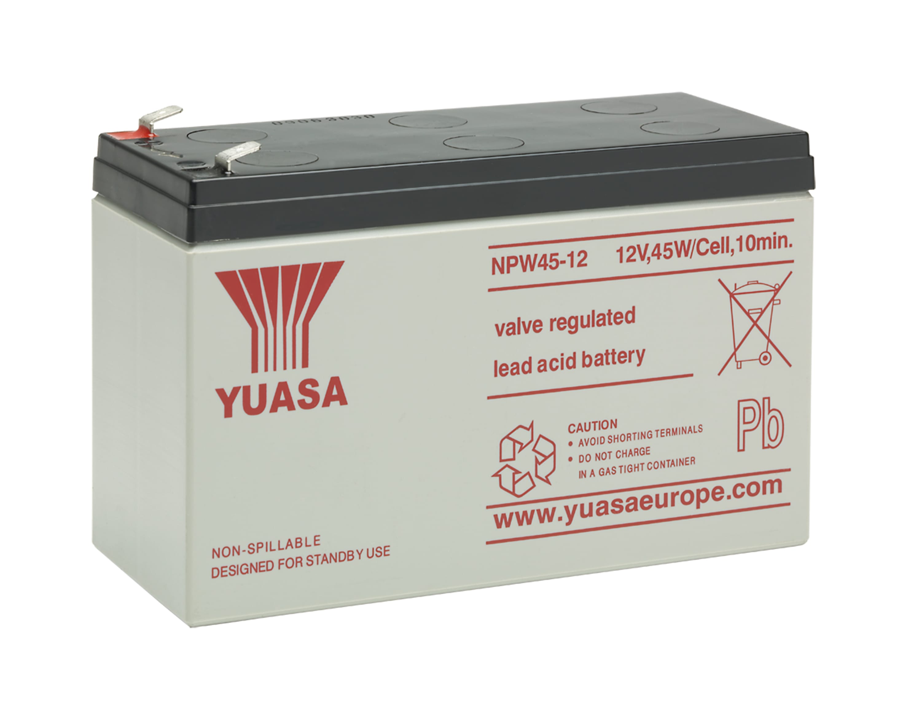 Yuasa - Batterie stationnaire etanche pour application onduleurs 8.5Ah 12V ? bac std