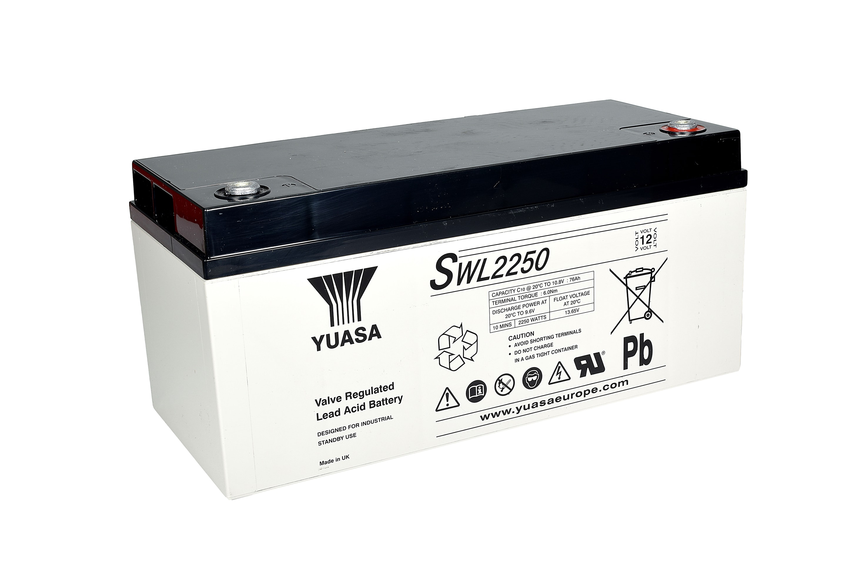 Yuasa - Batterie stationnaire étanche pour onduleur SWL2250 84Ah - 12V