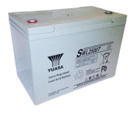 Yuasa - Batterie stationnaire étanche pour onduleur SWL2500T 92,4Ah - 12V