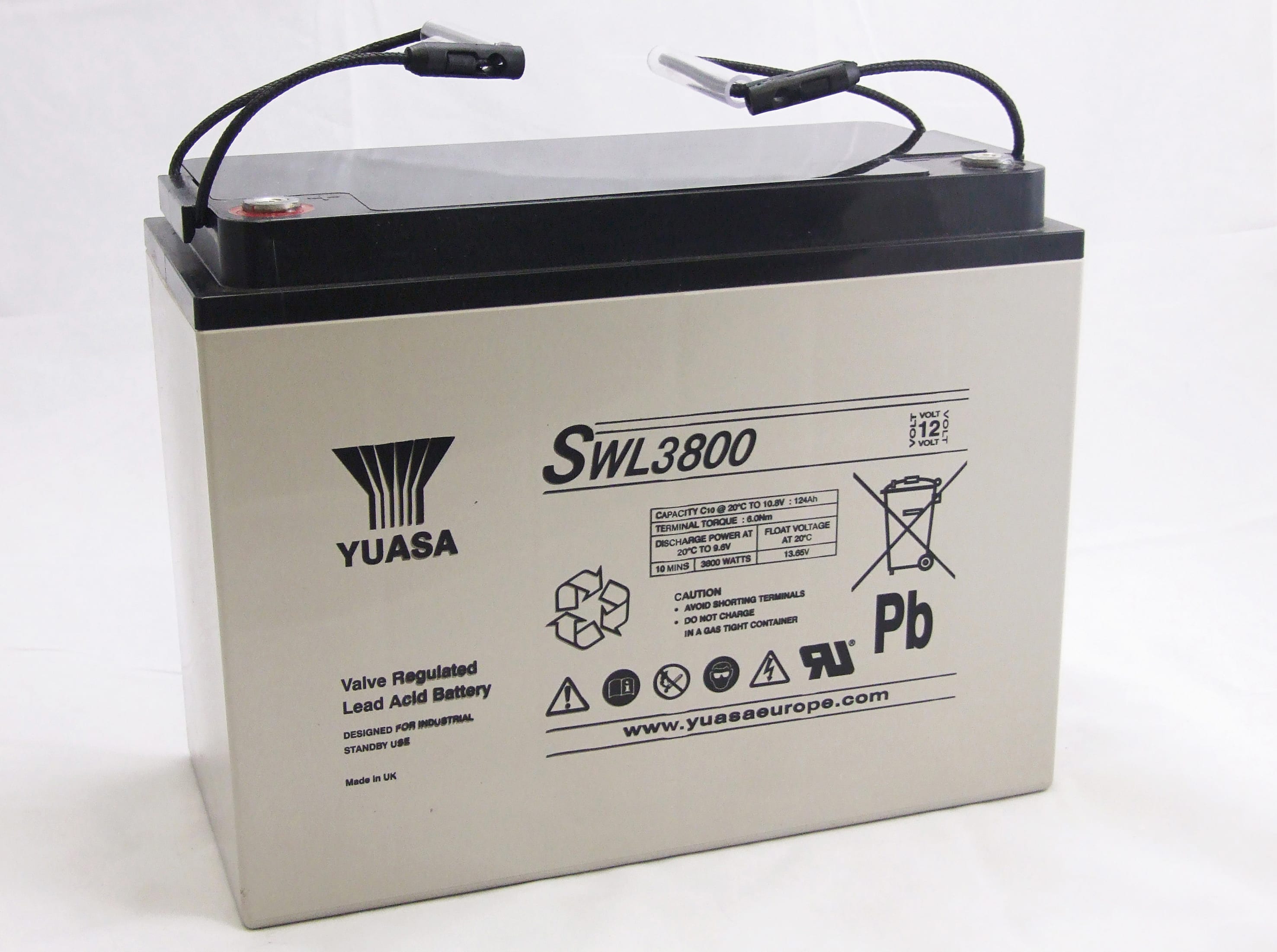 Yuasa - Batterie stationnaire étanche pour onduleur SWL3800 134Ah - 12V