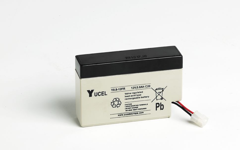 Yuasa - Batterie stationnaire étanche au plomb gamme ECO 0.8Ah 12V ? bac fr