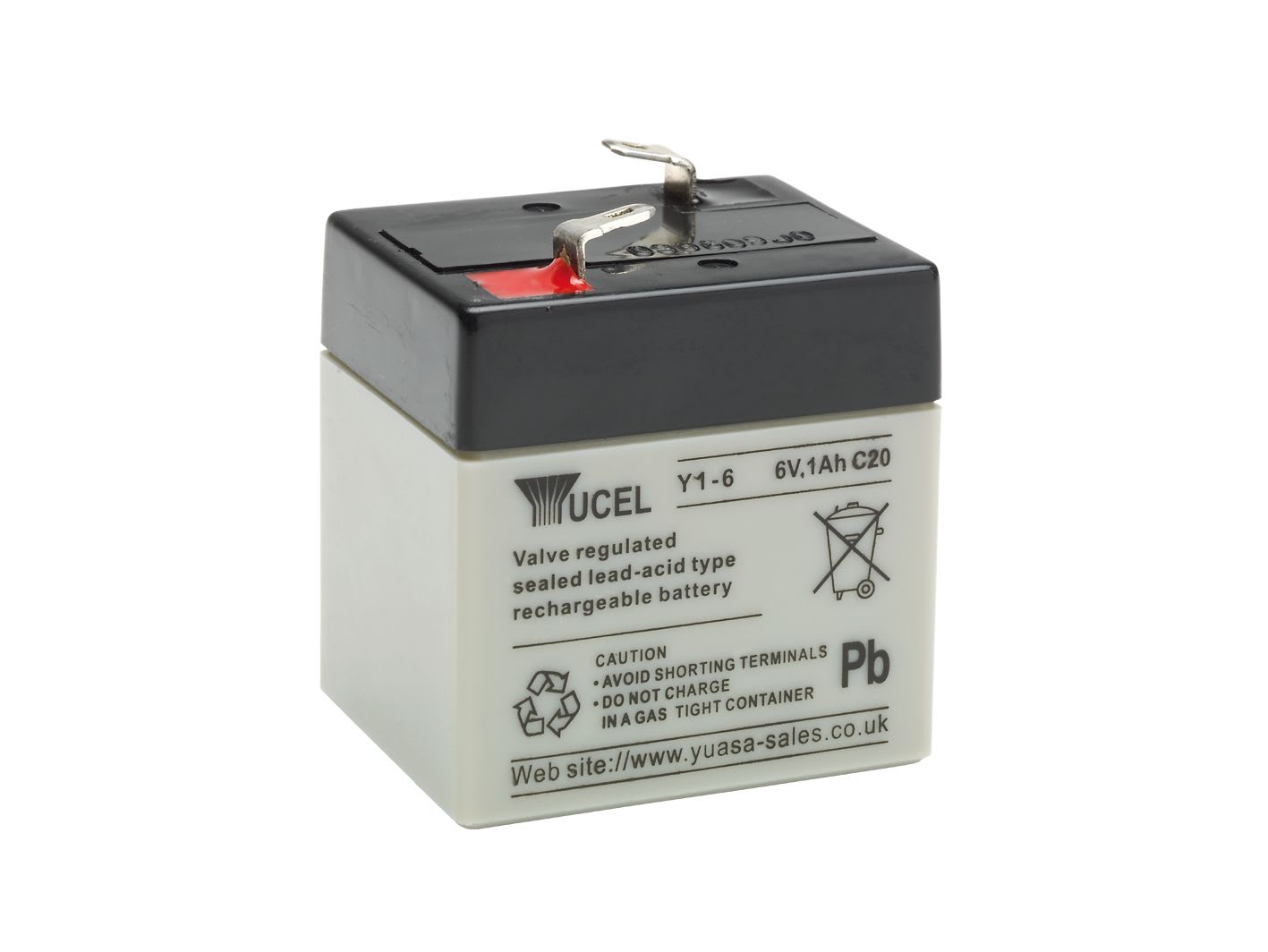 Yuasa - Batterie stationnaire étanche au plomb gamme ECO 1Ah 6V ? bac standard