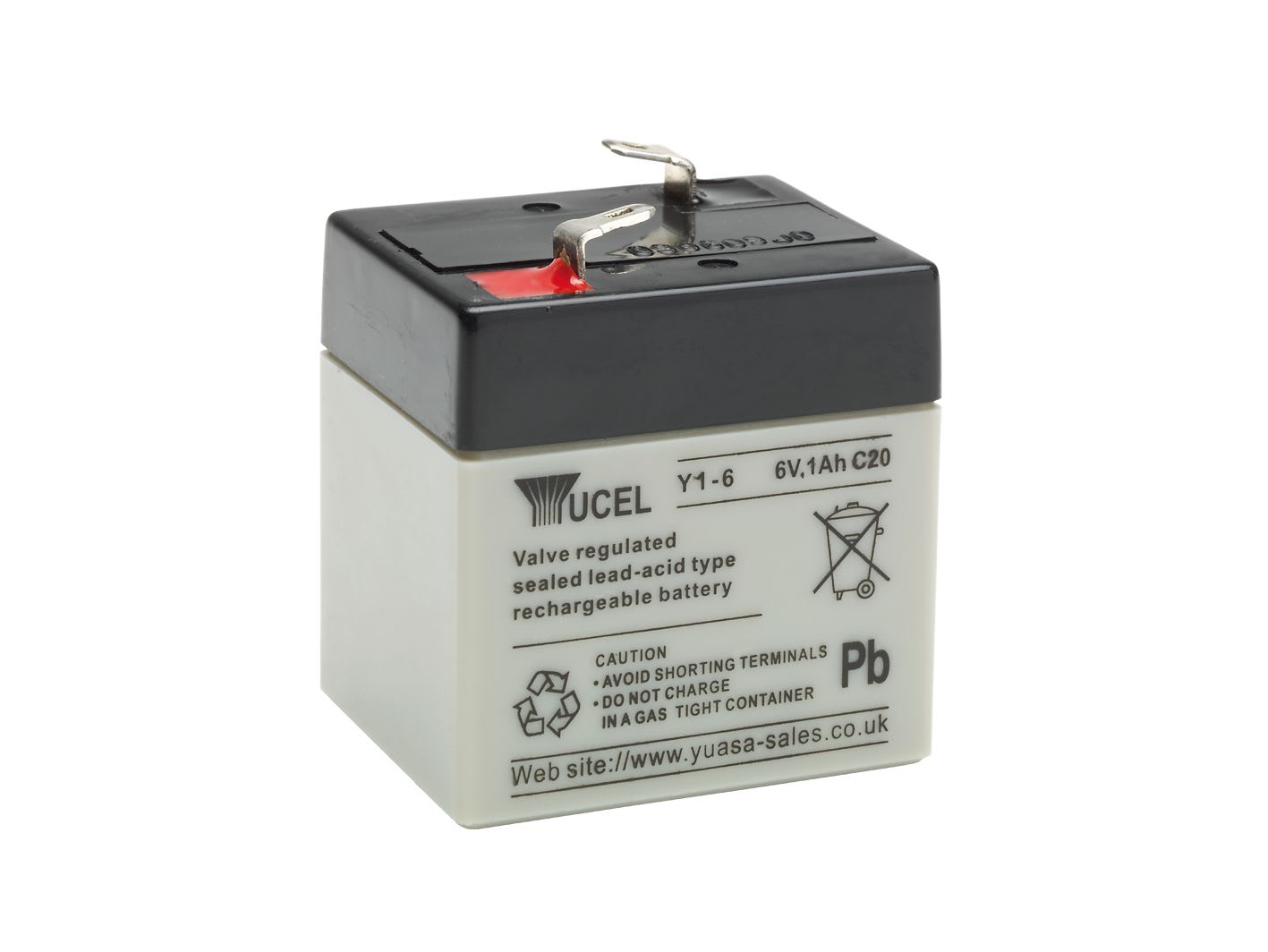 Yuasa - Batterie stationnaire étanche au plomb gamme ECO 1Ah 6V
