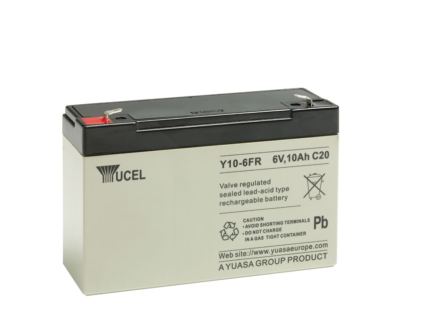 Yuasa - Batterie stationnaire étanche au plomb gamme ECO 10Ah 6V ? BAC V0 FR