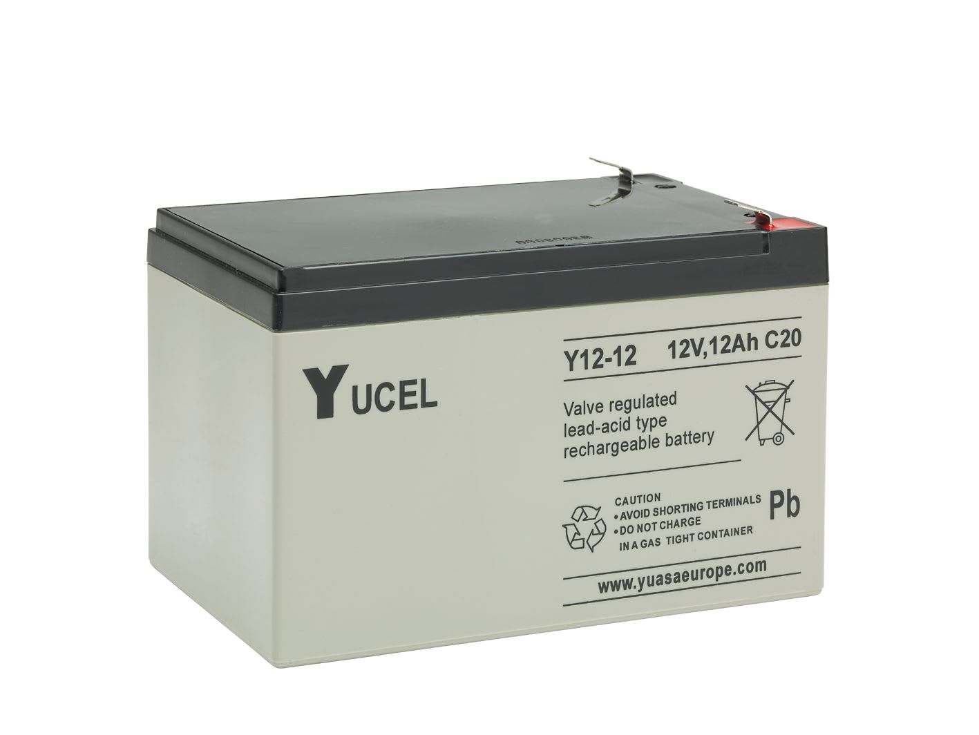 Yuasa - Batterie stationnaire étanche au plomb gamme ECO 12Ah 12V ? bac standard