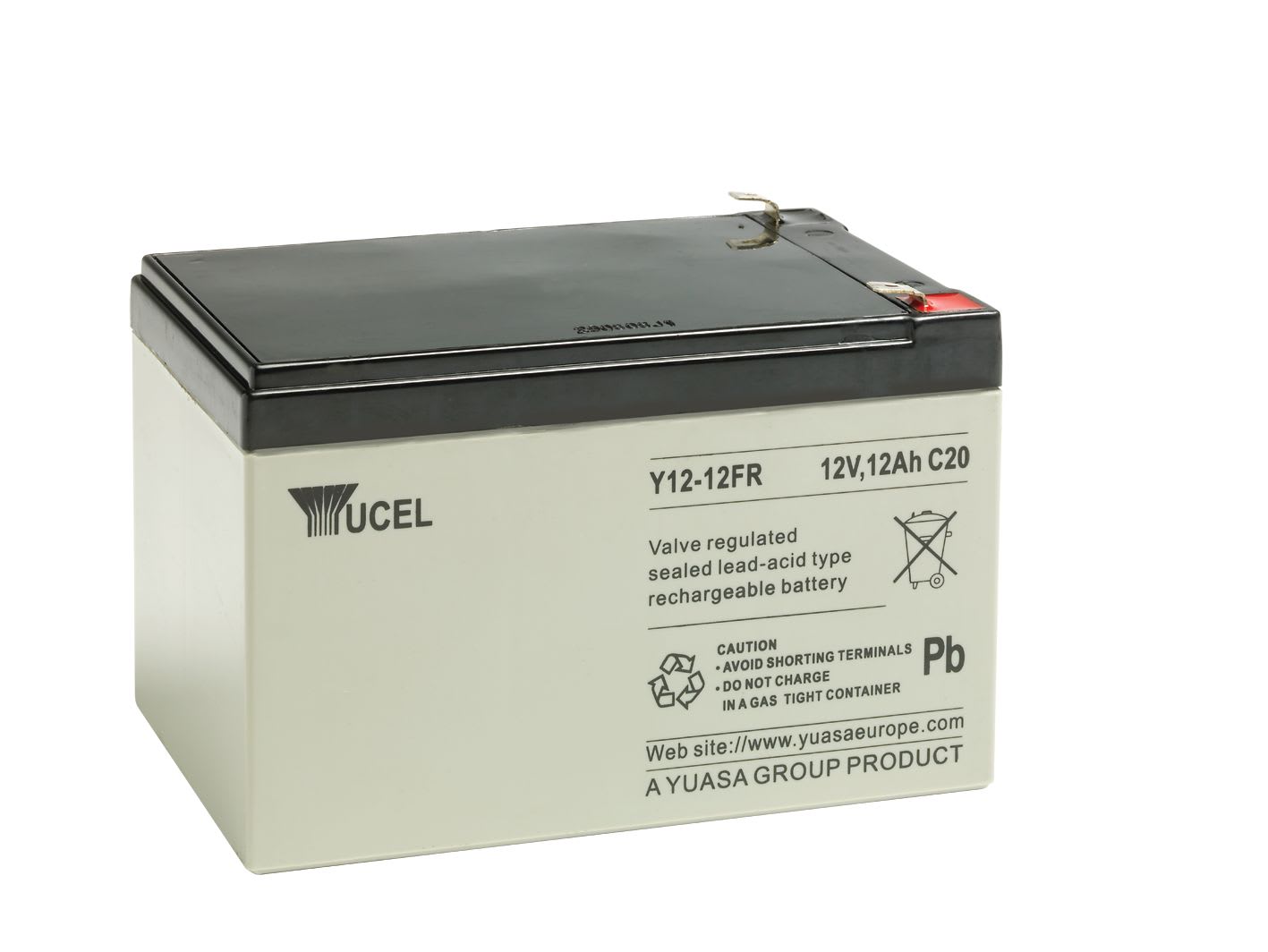 Yuasa - Batterie stationnaire étanche au plomb gamme ECO 12Ah 12V ? bac fr