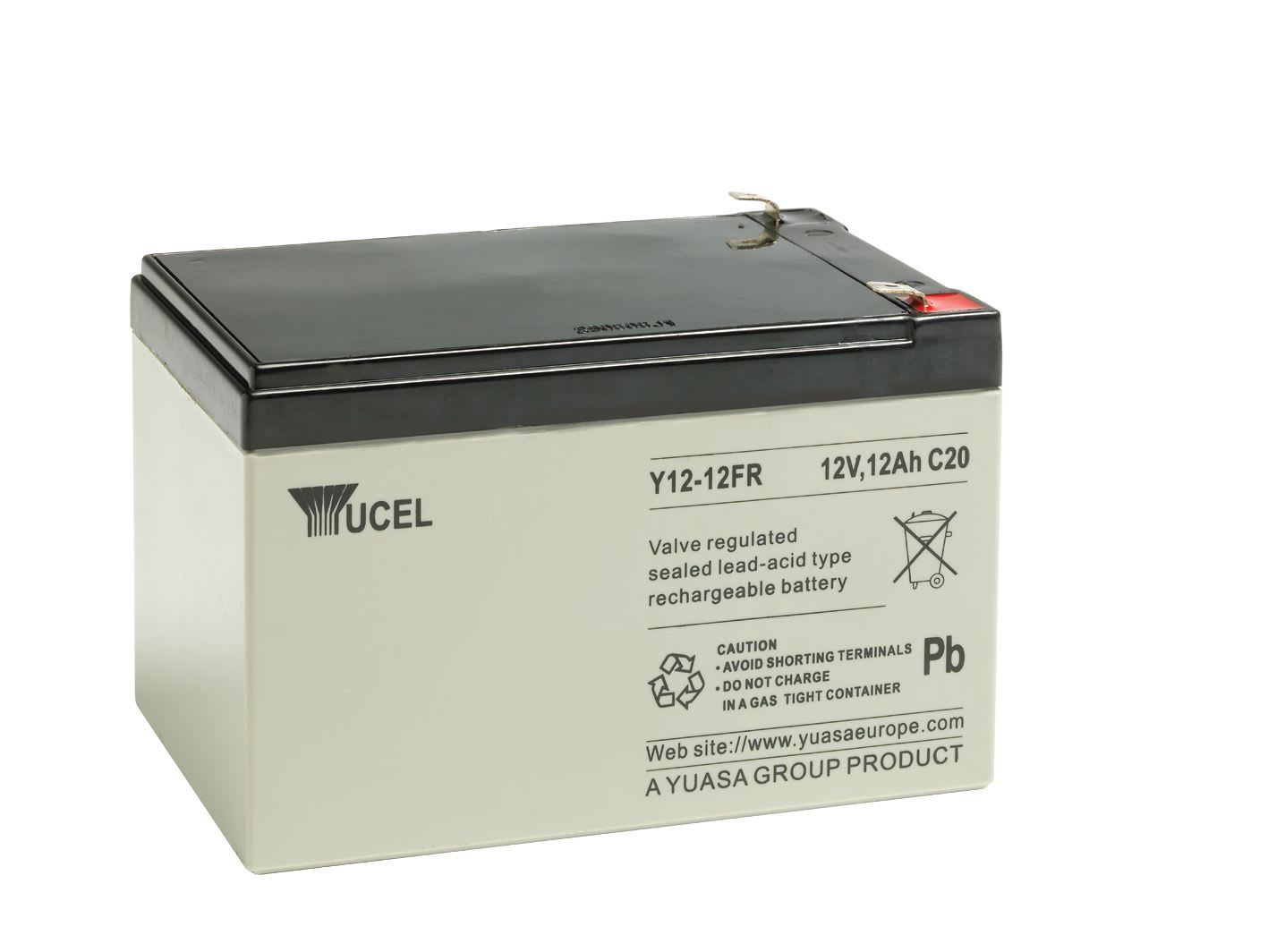 Yuasa - Batterie stationnaire étanche au plomb gamme ECO 12Ah 12V ? BAC V0 FR
