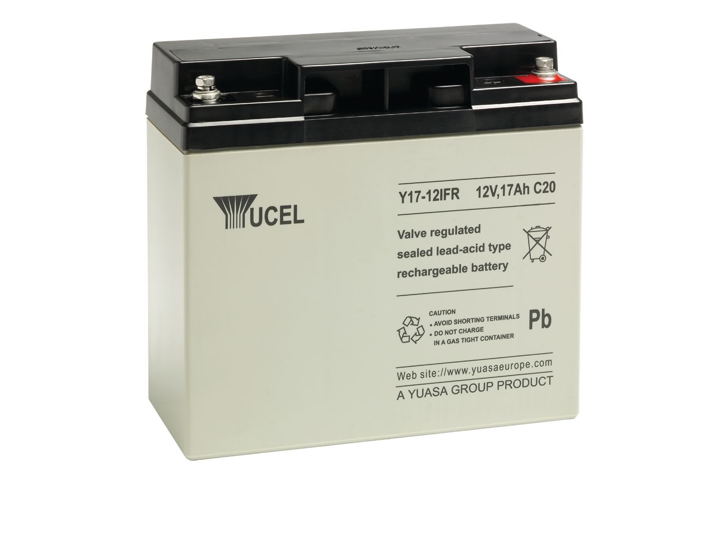 Yuasa - Batterie stationnaire étanche au plomb gamme ECO 17Ah 12V ? BAC V0 FR