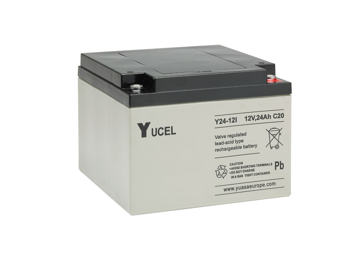 Yuasa - Batterie stationnaire étanche au plomb gamme ECO 24Ah 12V