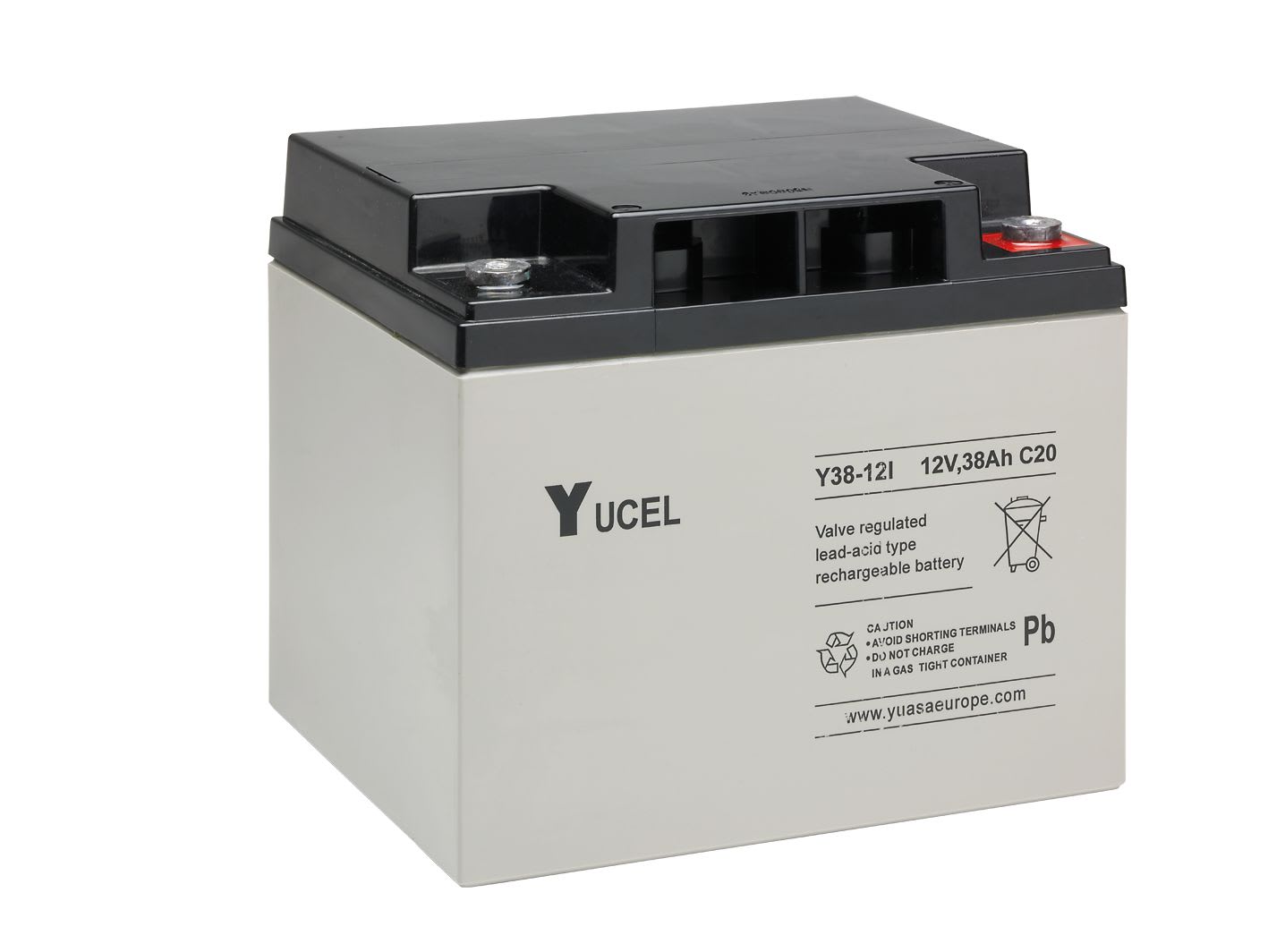Yuasa - Batterie stationnaire étanche au plomb gamme ECO 38Ah 12V