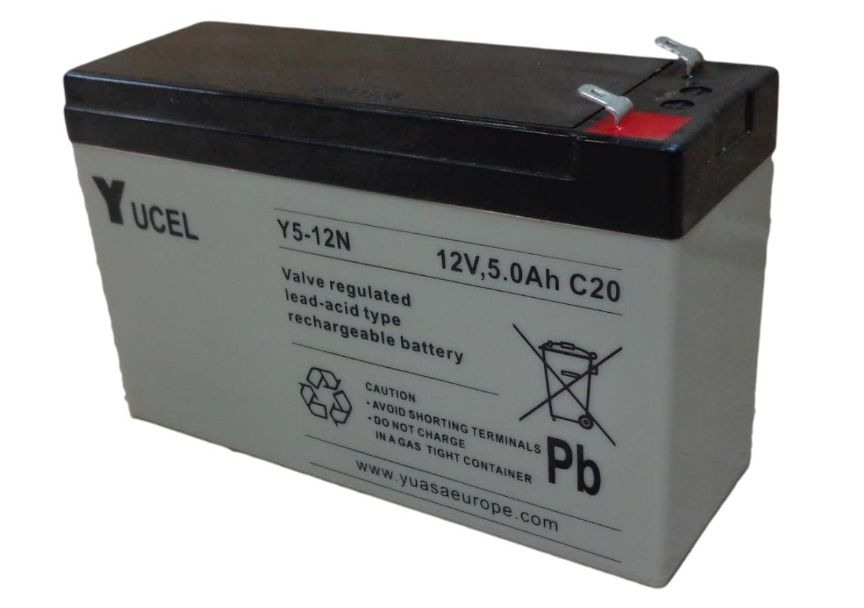 Yuasa - Batterie stationnaire etanche au plomb gamme ECO 5Ah 12V longue ? bac std