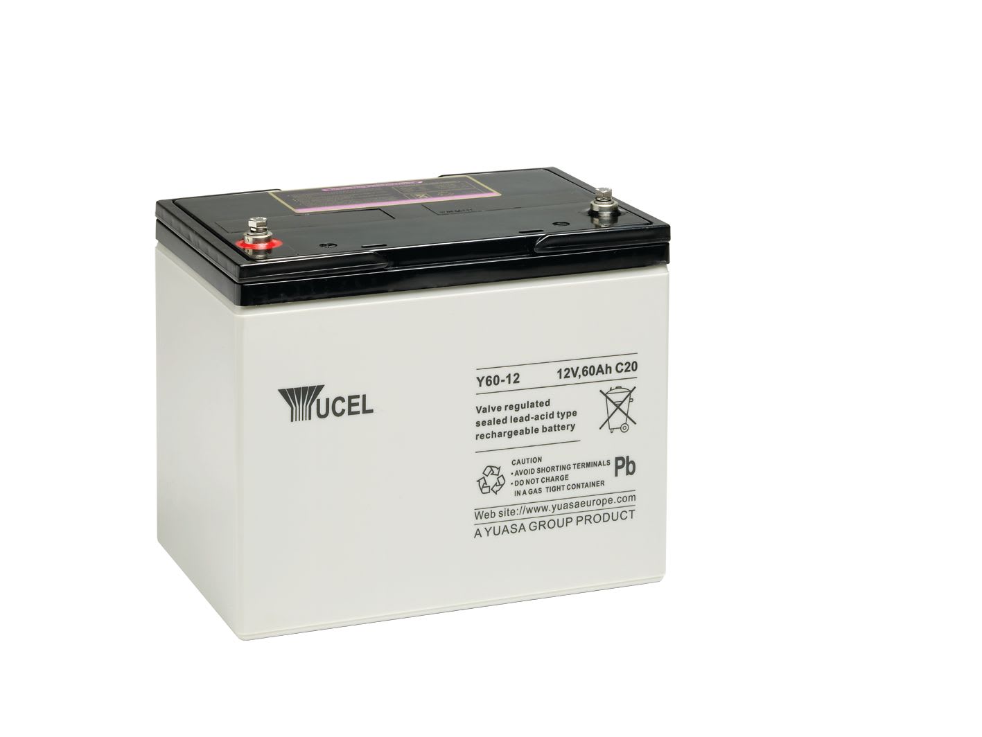 Yuasa - Batterie stationnaire étanche au plomb gamme ECO 60Ah 12V