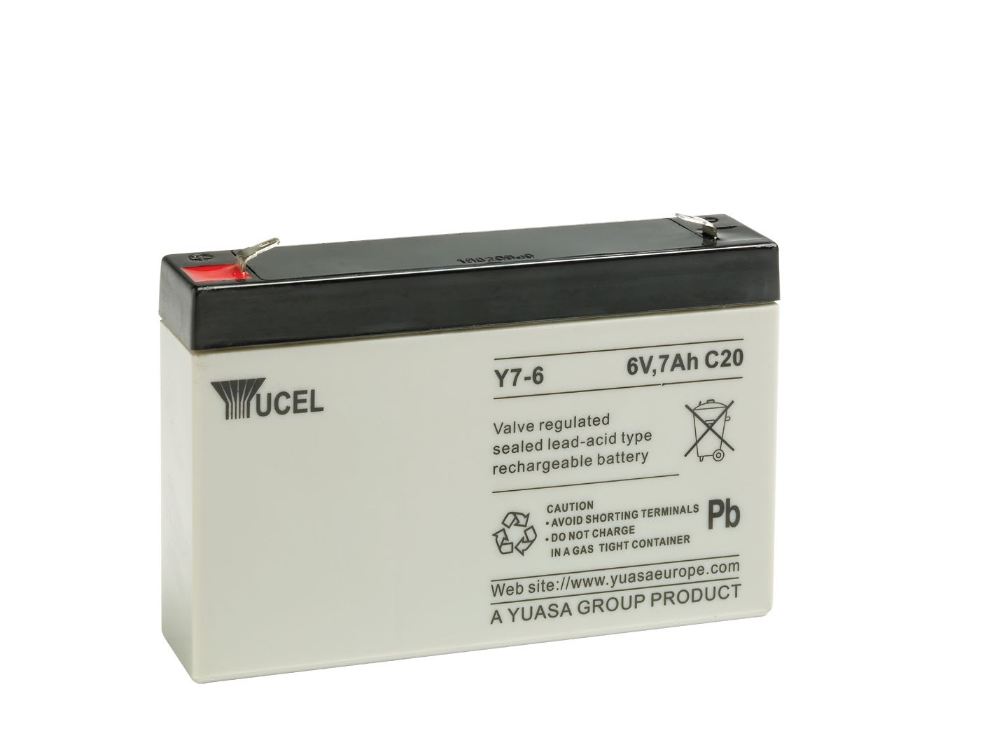 Yuasa - Batterie stationnaire étanche au plomb gamme ECO 7Ah 6V