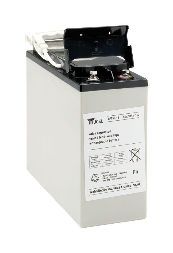 Yuasa - Batterie stationnaire étanche au plomb à bornes frontales 150Ah 12V