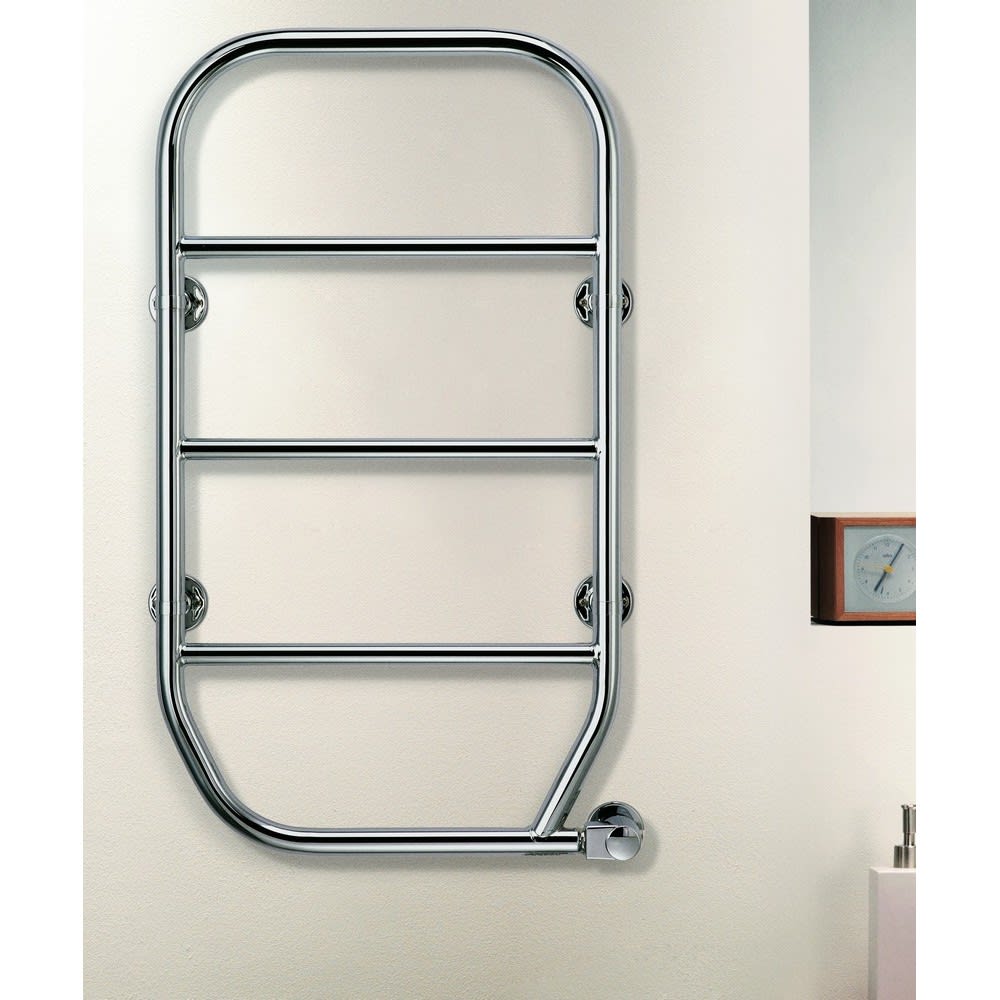 Finimetal - Radiateur sèche-serviettes électrique NILA S.SERV FLUIDE CHROME 70W