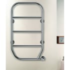 Finimetal - Radiateur sèche-serviettes électrique NILA S.SERV FLUIDE BLANC 80W