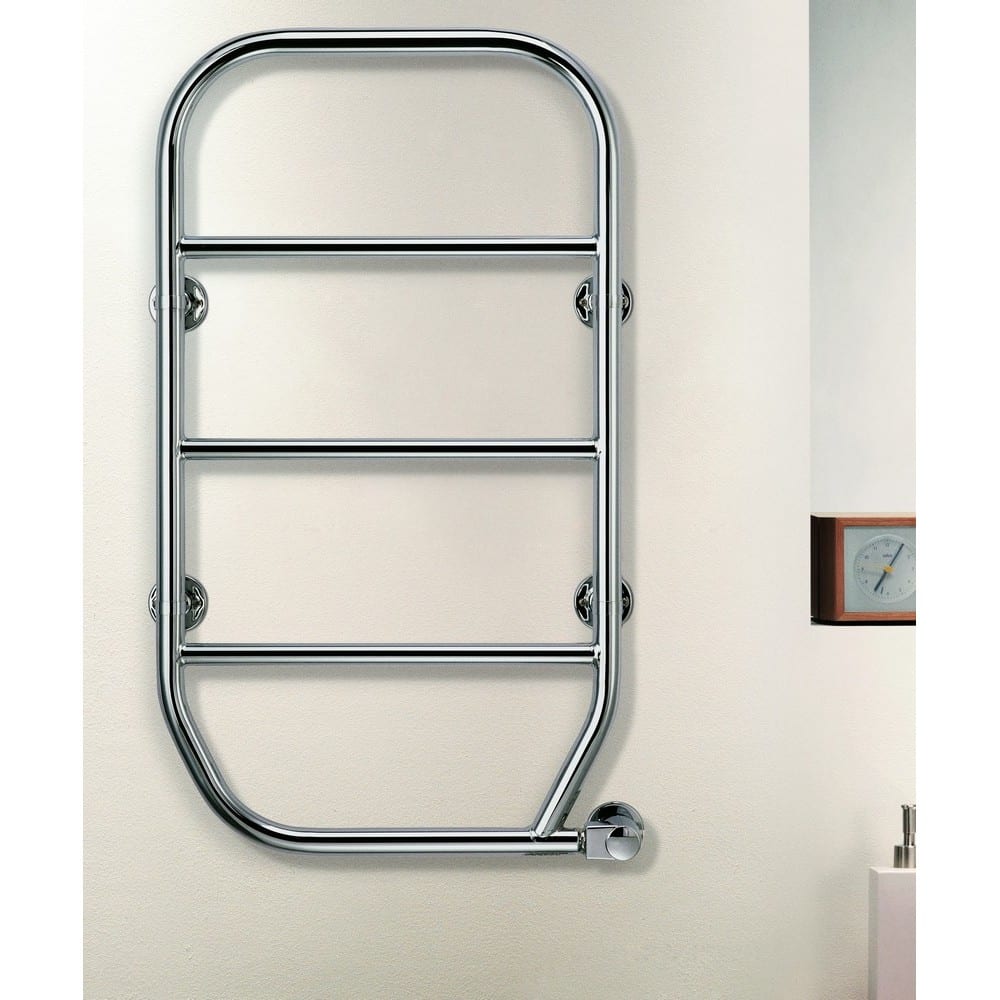 Finimetal - Radiateur sèche-serviettes électrique NILA S.SERV FLUIDE BLANC 100W