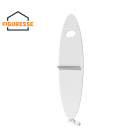 Finimetal - Radiateur Sèche-serviettes Ellipse 1390x390 RAL 7016 Matt