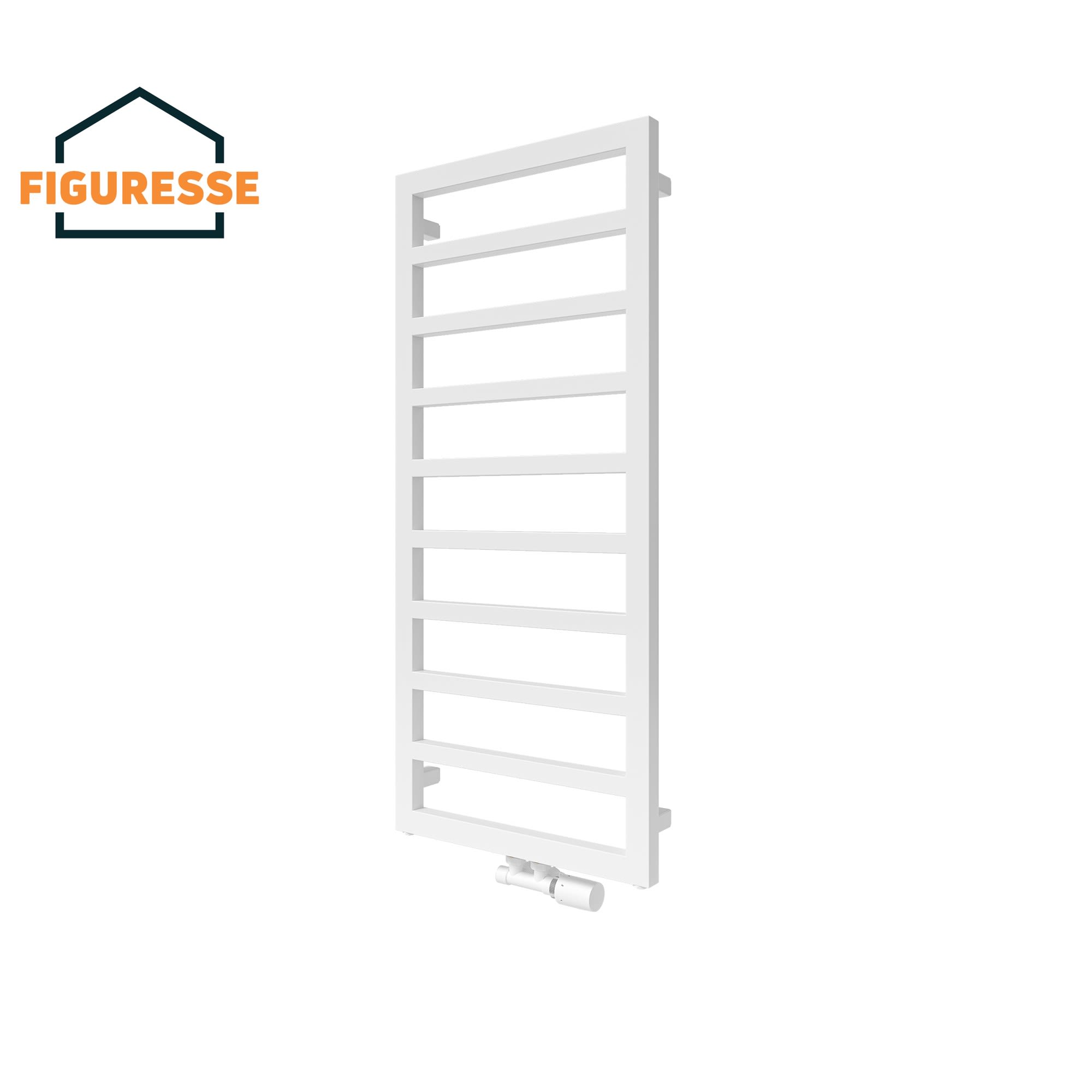 Finimetal - Radiateur Sèche-serviettes Squara 1120x500 RAL 7016 Matt