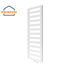 Finimetal - Radiateur Sèche-serviettes Rasp 1798x706 RAL 9005 Matt