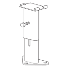 Finimetal - Console Chorus pied réglable 90/120