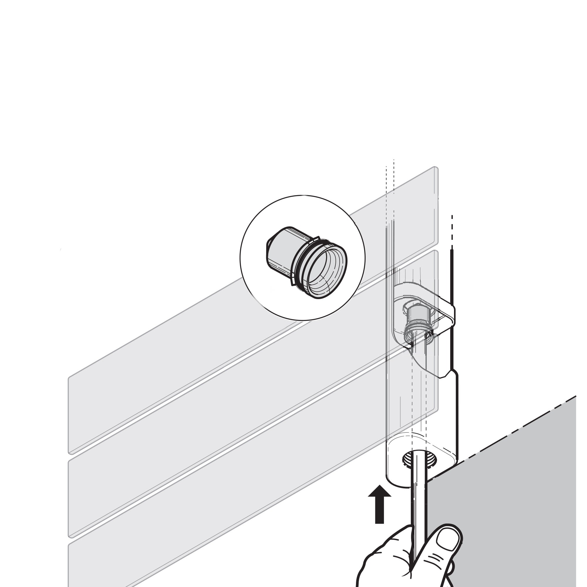 Finimetal - Obturateur racc. RU déco + joint