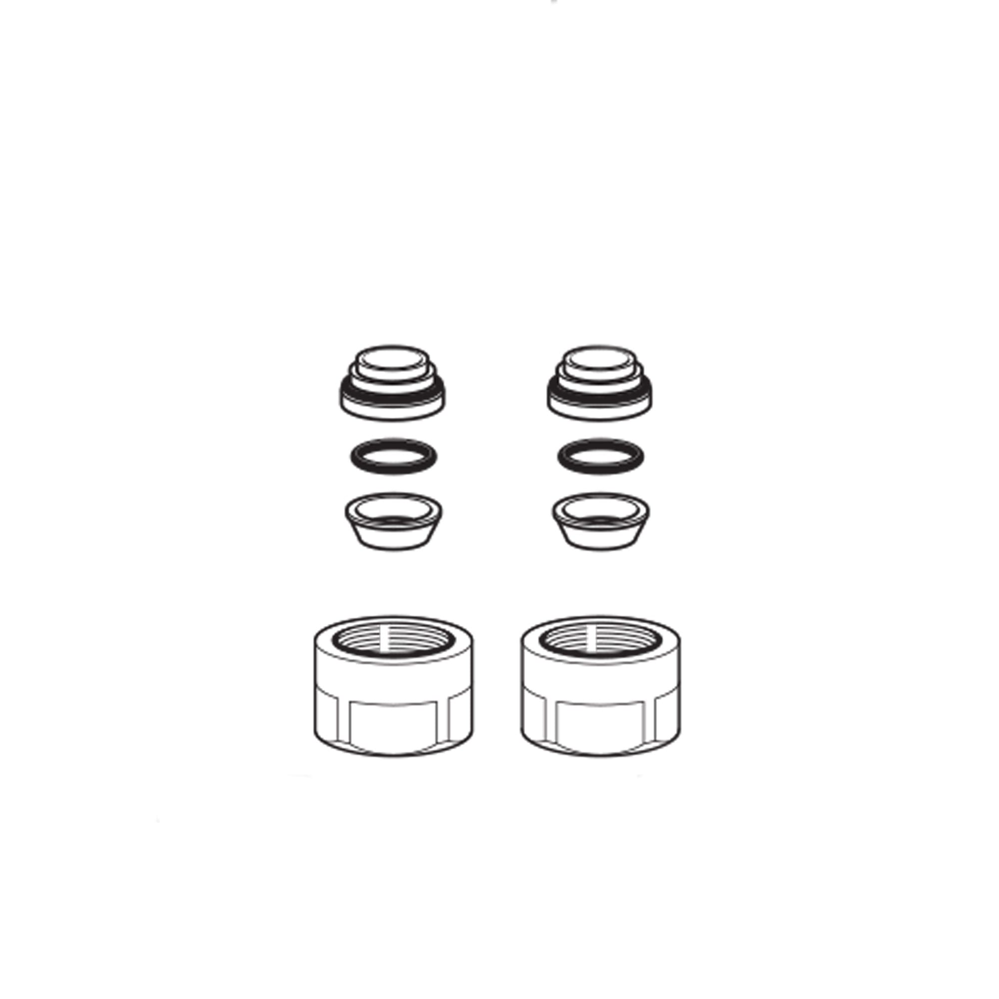 Finimetal - Raccord pour tube cuivre 16x18 (x2)