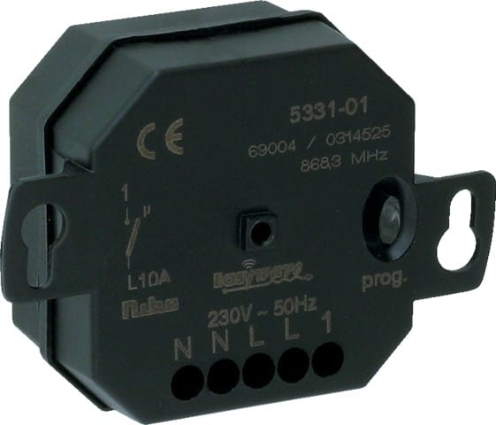 Niko - RÉCEPTEUR À ENCASTRER RF À 1 CANAL, UNIPOLAIRE