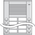 Niko - POSTE EXTÉRIEUR EN SAILLIE, 20MM, AVEC 10 SONNETTES