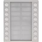 Niko - MODULE D'EXTENSION AVEC 16 SONNETTES POUR POSTE EXT. EN SAILLIE