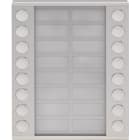 Niko - MODULE D'EXTENSION AVEC 16 SONNETTES POUR POSTE EXT. EN SAILLIE