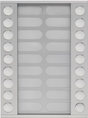 Niko - MODULE D'EXTENSION AVEC 18 SONNETTES POUR POSTE EXT. EN SAILLIE