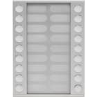 Niko - MODULE D'EXTENSION AVEC 18 SONNETTES POUR POSTE EXT. EN SAILLIE