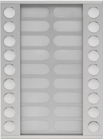 Niko - MODULE D'EXTENSION AVEC 18 SONNETTES POUR POSTE EXT. EN SAILLIE