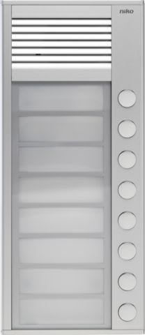 Niko - POSTE EXTERIEUR EN SAILLIE AVEC 8 BOUTONS D'APPEL