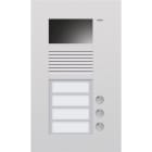 Niko - POSTE EXTÉRIEUR À ENCASTRER AVEC 3 SONNETTES ET CAMÉRA COULEURS