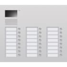 Niko - POSTE EXTERIEUR 'VIDEO' A ENCASTRER, 3X8 BOUTONS D'APPEL
