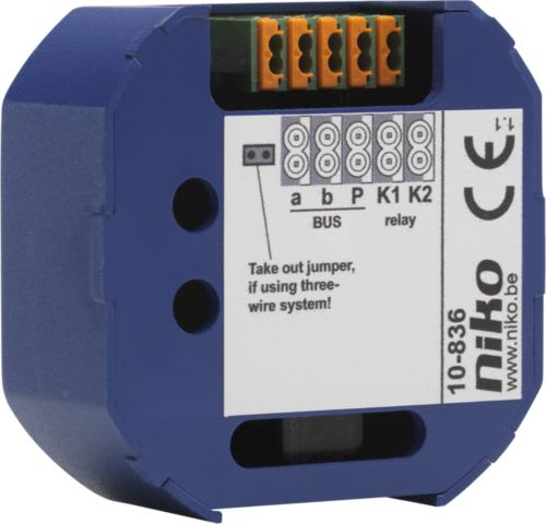 Niko - RELAIS EXTERNE OUVERTURE GÂCHE, BOÎTE D'ENCASTREMENT