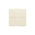 Niko - TOUCHE DBL INTERRUPTEUR/BOUTON-POUSSOIR SANS FIL À 4 COMMANDES