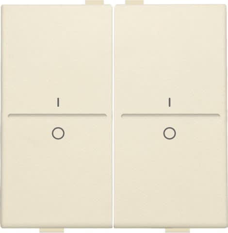 Niko - TOUCHE DOUBLE I/0 POUR INTERRUPTEUR/BOUTON SANS FIL À 4 CONTACTS