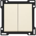 Niko - SET DE FINITION INTERRUPTEUR DOUBLE ALLUM./VA-ET-VIENT (DOUBLE)