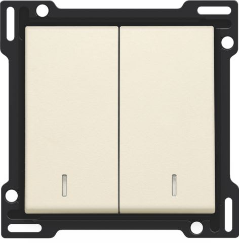 Niko - SET DE FINITION INTERRUPTEUR DOUBLE ALLUM./VA-ET-VIENT (DOUBLE)