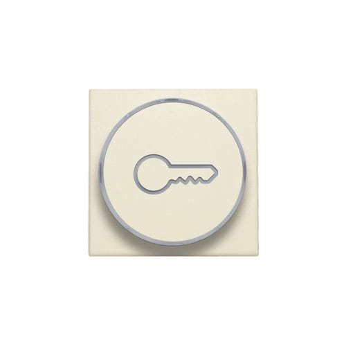 Niko - FINITION AVEC SYMBOLE CLÉ POUR BOUTON-POUSSOIR 6A AVEC CULOT E10