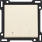 Niko - SET DE FINITION BOUTON-POUSSOIR DOUBLE POUR VOLETS